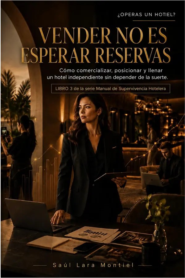 Portada del libro Vender no es esperar reservas, de Saúl Lara Montiel