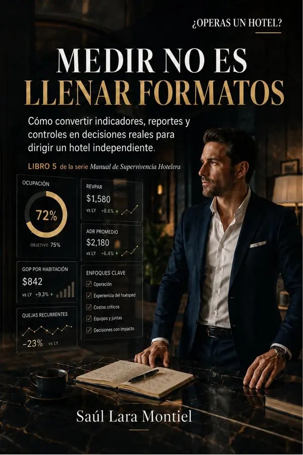 Portada del libro Medir no es llenar formatos, de Saúl Lara Montiel